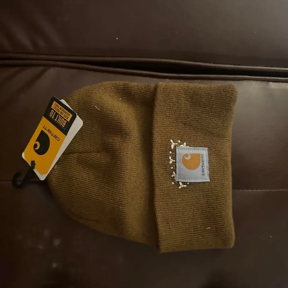 Carhartt brown beanie new with